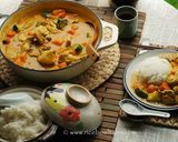 泰式咖喱雞 Thai Style Chicken Curry的食譜步驟4照片