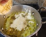 A picture of step 3 of Maharashtrian Style Besan Pitla.