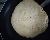 A picture of step 6 of Eggless pancake😍.
