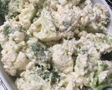 A picture of step 2 of Keto Friendly Cauliflower Casserole.