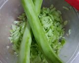 A picture of step 1 of Kakri Raita.