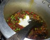 A picture of step 4 of Vegetable pulao.