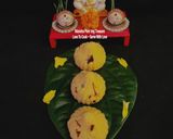 A picture of step 4 of Shahi Kesariya Coconut Mawa Modak.