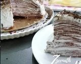 A picture of step 6 of Chocolate Crepe Cake.