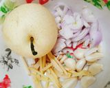 Hình bước làm 1 của món Kim chi cải thảo