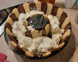 A picture of step 4 of Semifreddo with Pavesini Cookies.