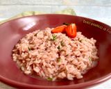 Foto del passaggio 4 della ricetta Risotto alle Fragole al profumo di Timo
