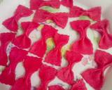 Homemade farfalle pasta in three colour recipe step 17 photo