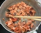 A picture of step 3 of Salmon Flakes.