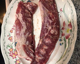 Foto del paso 1 de la receta: Solomillo ibérico al Pedro Ximénez con uvas pasas