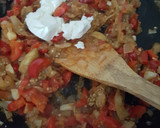 Foto del paso 6 de la receta: 🍆 Berenjenas rellenas de pimiento 🌶 y queso crema🧀