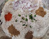A picture of step 2 of Ragi Roti..