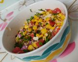 चीज़ कॉर्न चाट (cheese corn chaat recipe in Hindi) रेसिपी चरण 2 फोटो