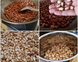 A picture of step 1 of Roasted Sunflower seeds burfi.