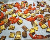 Foto del paso 2 de la receta Verduras asadas con salmón ahumado