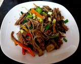 A picture of step 6 of My Beef Stir fry 😍.