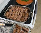 A picture of step 6 of Moms Stuffed steak.