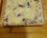 A picture of step 1 of Potato Cheese Sandwich (with leftover Aloo Ka Bharta).