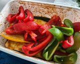 Une image de l'étape 10 de Courgettes et poivrons bicolores marinés grillés à la plancha.