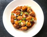 A picture of step 6 of Korean Sticky BBQ Chicken Meatballs.