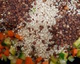 Foto del paso 2 de la receta: Arroz yamaní con lentejas y verduras