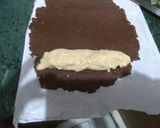 A picture of step 3 of Coconut Swiss Roll.