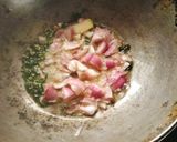 A picture of step 1 of Raw Mango curry.