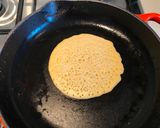 A picture of step 4 of Simple American pancakes.