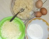 Foto langkah ke 2 dari resep Proll tape keju panggang (no mixer, no oven, no kukus).