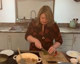 A picture of step 6 of Classic Carbonara.