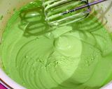 Foto langkah ke 3 dari resep Pukis Pandan Lowcarb/Debm/Keto.