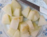 عکس مرحله 1 از دستور شیر تخم خربزه