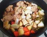 Foto langkah ke 9 dari resep Jjim Dak Semur ayamnya Korea.
