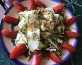 Une image de l'étape 3 de Salade de tagliatelles de courgettes et tomates olivettes sauce aux herbes.