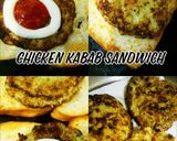 A picture of step 1 of Chicken kabab Burger.