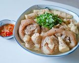 Hình bước làm 3 của món Dựng heo hầm măng tươi
