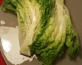 Foto del paso 6 de la receta: Lechuga rellena de olivas variadas, con vinagreta de picadillo