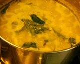 A picture of step 4 of Parippu curry annam (dal curried rice).