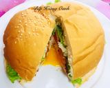 Hình bước làm 2 của món Hamburger Bò+Trứng+Phô Mai🍔
