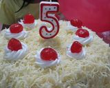 Foto langkah ke 5 dari resep Eggless Chocolate Cake (Simple Birthday Cake Tanpa Telur).