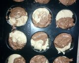 A picture of step 12 of Marble vanilla cupcakes,# contest#.