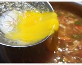 A picture of step 6 of Hot & Sour Soup.