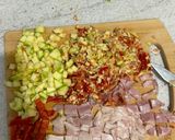 Φωτογραφία βήματος 2 της συνταγής Μακαρονάδα με λαχανικά και μπέικον 🍝 (marry me pasta)