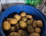 Une image de l'étape 2 de Pommes de terre grenailles rapide au micro ondes.