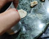 A picture of step 5 of Methi mathri.