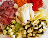 Hình bước làm 1 của món Lagman Uzbekistan