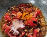 A picture of step 8 of Watercress and Soya Seeds ki Sabji.