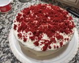 Φωτογραφία βήματος 13 της συνταγής "Red velvet cake με frosting λευκής σοκολάτας" ❤️🎀
