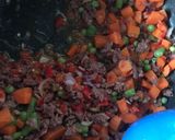 A picture of step 2 of Butter fried rice.