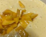 A picture of step 3 of Alphonso mango cream popsicle /kids favorite dessert.